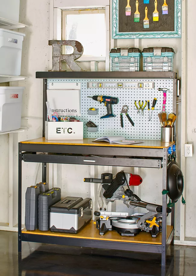 Organization of garage tools
